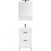 Комплект мебели для ванной Aquanet Гретта 55 239424 Белый