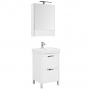 Комплект мебели для ванной Aquanet Гретта 55 239424 Белый-6