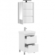 Комплект мебели для ванной Aquanet Гретта 55 239424 Белый-7