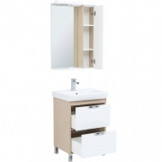Комплект мебели для ванной Aquanet Гретта 60 239427 Светлый дуб-6