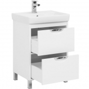 Комплект мебели для ванной Aquanet Гретта 60 239429 Белый-4