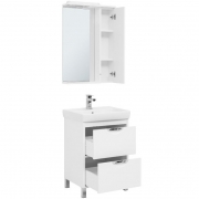 Комплект мебели для ванной Aquanet Гретта 60 239429 Белый-6