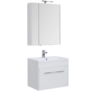 Комплект мебели для ванной Aquanet Августа 75 225246 подвесной Белый-5