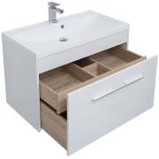 Комплект мебели для ванной Aquanet Августа 90 225243 подвесной Белый-4
