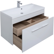 Комплект мебели для ванной Aquanet Августа 100 225238 подвесной Белый-4