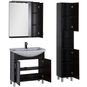 Комплект мебели для ванной Aquanet Донна 80 168944 Венге-6