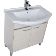 Комплект мебели для ванной Aquanet Донна 80 169044 Белый дуб-1