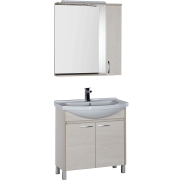 Комплект мебели для ванной Aquanet Донна 80 169044 Белый дуб-5