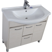 Комплект мебели для ванной Aquanet Донна 90 169192 Белый дуб-1