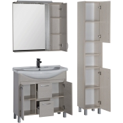 Комплект мебели для ванной Aquanet Донна 90 169192 Белый дуб-6