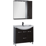 Комплект мебели для ванной Aquanet Донна 90 169193 Венге-5