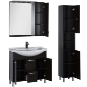 Комплект мебели для ванной Aquanet Донна 90 169193 Венге-6