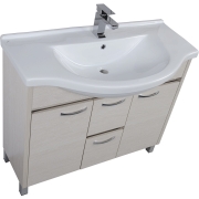 Комплект мебели для ванной Aquanet Донна 100 169194 Белый дуб-1