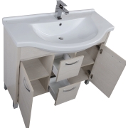 Комплект мебели для ванной Aquanet Донна 100 169194 Белый дуб-4