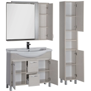 Комплект мебели для ванной Aquanet Донна 100 169194 Белый дуб-6