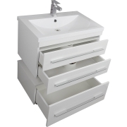 Комплект мебели для ванной Aquanet Нота 75 231060 подвесной Белый глянец-4