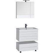 Комплект мебели для ванной Aquanet Нота 75 231060 подвесной Белый глянец-5