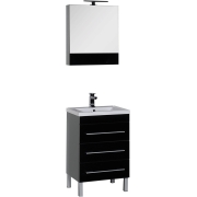 Комплект мебели для ванной Aquanet Верона 58 230311 Черный-5