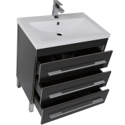 Комплект мебели для ванной Aquanet Верона 75 231041 Черный-4