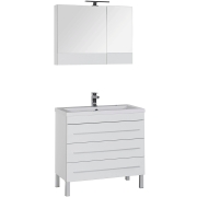 Комплект мебели для ванной Aquanet Верона 90 230316 Белый-5