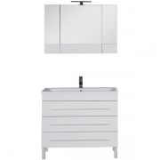Комплект мебели для ванной Aquanet Верона 100 230322 Белый
