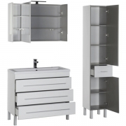 Комплект мебели для ванной Aquanet Верона 100 230322 Белый-6