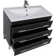 Комплект мебели для ванной Aquanet Верона 100 230323 Черный-4