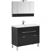 Комплект мебели для ванной Aquanet Верона 100 230321 Черный-4