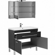 Комплект мебели для ванной Aquanet Верона 100 230321 Черный-5