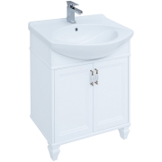 Комплект мебели для ванной Aquanet Валенса 75 240420 Белый матовый-1