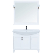 Комплект мебели для ванной Aquanet Валенса 105 249603 Белый матовый