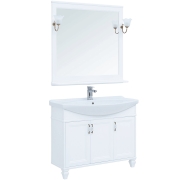 Комплект мебели для ванной Aquanet Валенса 105 249603 Белый матовый-5