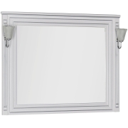 Комплект мебели для ванной Aquanet Паола 120 182131 Белый Серебро-2