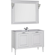 Комплект мебели для ванной Aquanet Паола 120 182131 Белый Серебро-4