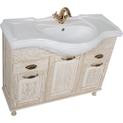 Комплект мебели для ванной Aquanet Тесса 105 207792 Жасмин Золото-1