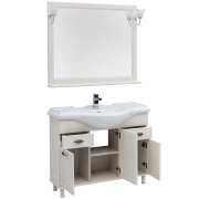 Комплект мебели для ванной Aquanet Тесса 105 207794 Жасмин Серебро-6