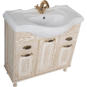 Комплект мебели для ванной Aquanet Тесса 85 207795 Жасмин Золото-1