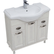 Комплект мебели для ванной Aquanet Тесса 85 207797 Жасмин Серебро-2