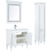 Комплект мебели для ванной Aquanet Селена 90 233126 Белый Серебро-6
