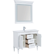 Комплект мебели для ванной Aquanet Селена 105 233129 Белый Серебро-6