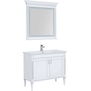 Комплект мебели для ванной Aquanet Селена 105 233125 Белый Серебро-5