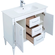 Комплект мебели для ванной Aquanet Селена 120 233127 Белый Серебро-4