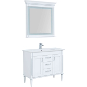 Комплект мебели для ванной Aquanet Селена 120 233127 Белый Серебро-5