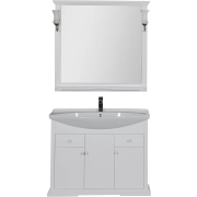 Комплект мебели для ванной Aquanet Лагуна 105 203778 Белый