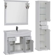 Комплект мебели для ванной Aquanet Лагуна 105 203778 Белый-5