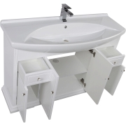 Комплект мебели для ванной Aquanet Лагуна 120 175443 Белый-4