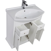 Комплект мебели для ванной Aquanet Лагуна 75 175444 Белый-4