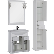 Комплект мебели для ванной Aquanet Лагуна 75 175444 Белый-6