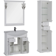 Комплект мебели для ванной Aquanet Лагуна 85 203779 Белый-6