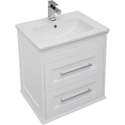 Комплект мебели для ванной Aquanet Бостон 60 210629 подвесной Белый матовый-1